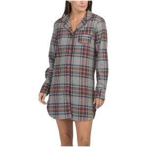 PETITE PLUME Cotton Twill Westminster Tartan Nightshirt